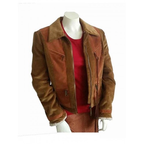 Superman and Lois Lana Lang Cushing Suede Jacket